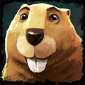 An icon of an adult Folktails beaver.